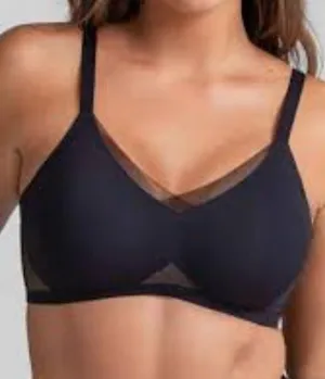 Honeylove CrossOver Wireless Black Bra Size Large thumbnail 1