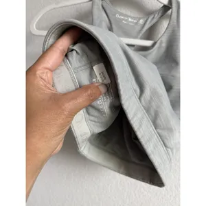 Outdoor Voices‎ Sports Bra Women's Size Medium Gray Tech Sweat Crop Athletic thumbnail 6