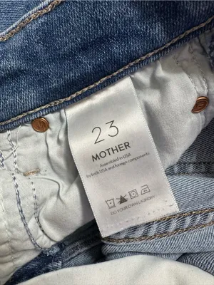 MOTHER Blue The Weekender in First Mate Medium Wash Flare Jeans Size 23 thumbnail 6