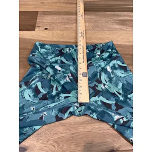 Patagonia Centered Crops Size M Jungle Tasmanian Teal Abstract Print Leggings thumbnail 6
