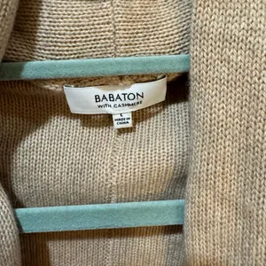 Babaton Beekman Wool‎ Cashmere Open Front Cardigan Size L thumbnail 6