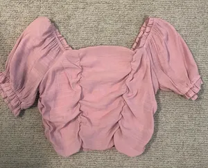Blu Spero Light Pink Blouse Top thumbnail 1