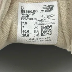 NWT New Balance 480 Beige Cream White Leather Sneakers Mens 7.5 Womens 9 No Box thumbnail 8