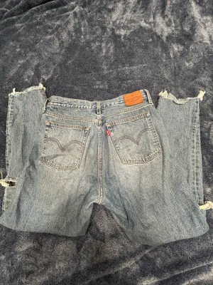 Levi’s Wedgie Jeans Button Fly Distressed thumbnail 2