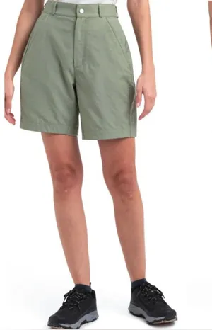 Icebreaker Hike Shorts Women’s 28 Lichen Green Merino Wool Cotton Outdoor NEW thumbnail 1