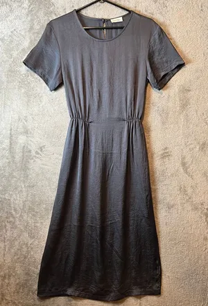 American Vintage Women's Widland Short Sleeve Dress‎ Shadow Grey Size Small thumbnail 1
