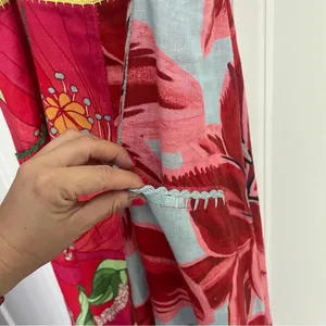 NWT Farm Rio Mixed Garden Dress Floral‎ Patch Linen Midi thumbnail 4