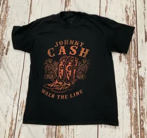 Johnny Cash Walk The Line T‎ Shirt thumbnail 1