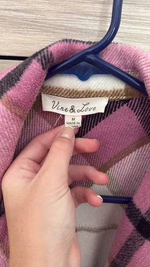 Boutique Shacket Flannel thumbnail 3