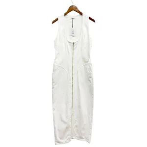 Showpo. Scoop Neck Racer Back Fitted Maisy Dress in White size 8 NWT thumbnail 4