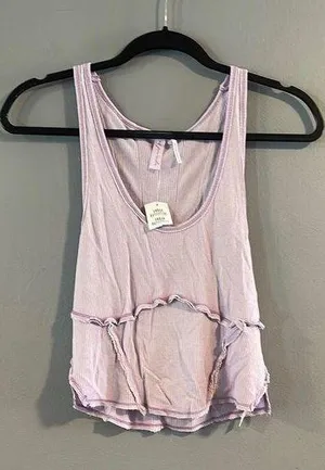 Urban Outfitters OUT FROM UNDER Purple Sleeveless Women's Top L thumbnail 1
