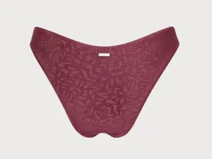 Berlook Burgundy Jacquard Bikini Bottom ONLY 52 thumbnail 8