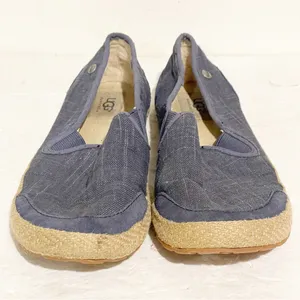 UGG Shoes 7.5 Delizah‎ Casual Slip On Loafers Espadrille 1002886 Blue Closed Toe thumbnail 6