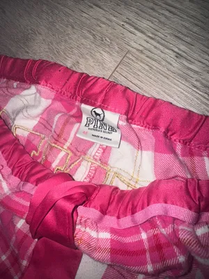 PINK Victoria’s Secret VINTAGE STYLE 2008 OG VS PINK Y2K Hot Pink Plaid Pj Pants thumbnail 12