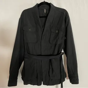 Free People In our Nature Belted Cargo Jacket BohoMinimalist‎ Contemporary thumbnail 4