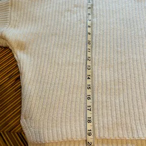 Abercrombie & Fitch Y2K Bone Chunky Ribbed Turtleneck Sweater thumbnail 7