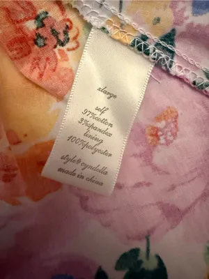 Altar'd State Cyndella Floral Puff Dress Floral-Print Puff Sleeves Size XL NWT thumbnail 7