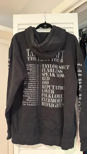 Taylor Swift Black Eras Tour Hoodie thumbnail 3