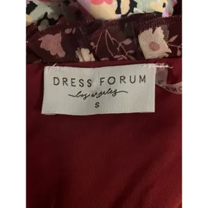 DRESS FORUM Floral Off Shoulder Midi Dress Size Small S MILKMAID DARK COTTAGE thumbnail 3