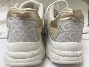 Chunky Sneakers by G by GUESS cream and white trainers 9.5 thumbnail 2