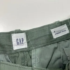 Gap Straight Khaki‎ Green Cotton Chino Pants Casual Trousers Womens 8 thumbnail 4