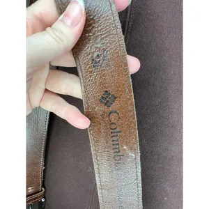 Columbia leather belt brown size 36 thumbnail 10