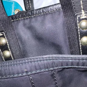 Coach‎ Hampton small nylon tote Black thumbnail 11