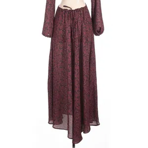 RESA Noelle Maxi Dress In Gemma Small Cut Out Front Tie Leopard Animal Print thumbnail 7
