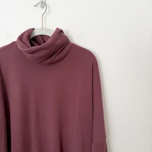 [Aerie] Oversized Fleece Turtleneck Sweater Pullover Sweatshirt Cozy Sz Small S thumbnail 8