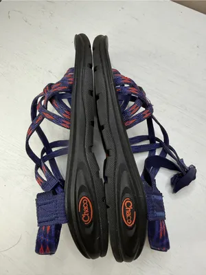 Chaco ZVOLV X2 Womens 7 Hiking Water Sandal Volcanic Blue Orange Camping Outdoor thumbnail 8