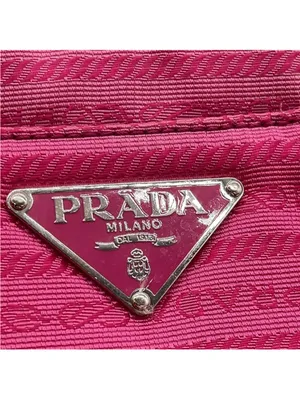 Prada Fuchsia Mini Nylon Logo Tote bag thumbnail 7