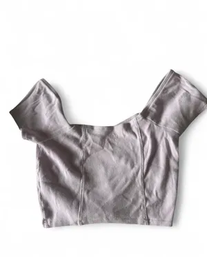 PacSun Lilac Crop Top with square neckline thumbnail 2