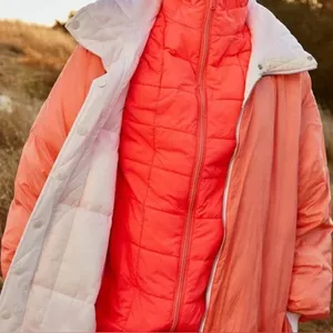 FP Movement Juno Packable Puffer Jacket reversible 1st Place neon down feel coat thumbnail 7
