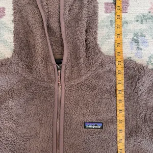 Patagonia Womens Los Gatos 1/4 Zip Up Hoodie Medium Granola Outdoors Brown thumbnail 5