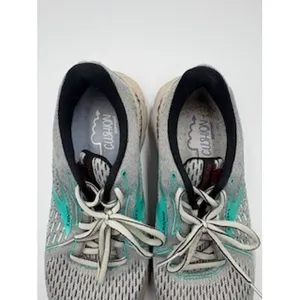 Brooks Adrenaline GTS 21 Womens 10 Grey Teal Running Shoes Supportive‎ Sneakers thumbnail 4
