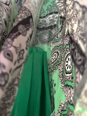 Alice & Olivia Alette Halter Maxi Dress Green‎ New Size 12 NWT Bandana Print thumbnail 8