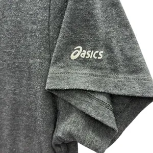 Asics Run Like The Wind Heathered Gray Athletic Graphic Tee Short Sleeve Size XL thumbnail 3