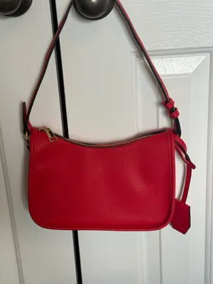 red purse with wallet and straps thumbnail 4