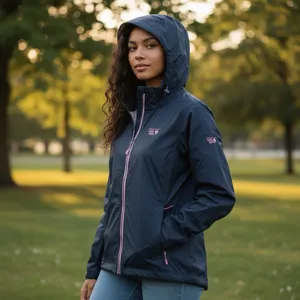 Mountain Hardwear Blue Rain Jacket Windbreaker size Small thumbnail 2
