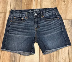 American Eagle Cut Off Denim Shorts thumbnail 1