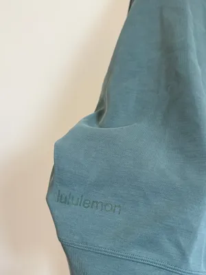 Lululemon Softstreme Perfectly Oversized Cropped Crew Medium Forest Size Medium thumbnail 6