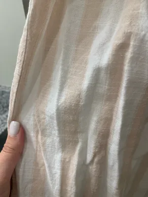 Tan and white jumpsuit Size M thumbnail 2