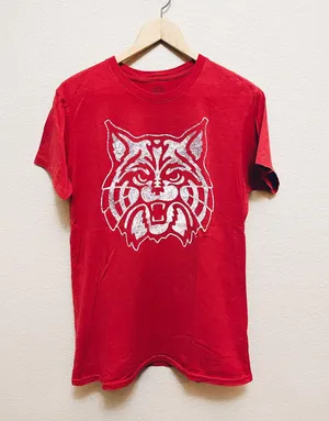 Arizona Wildcats red tee Size M thumbnail 1