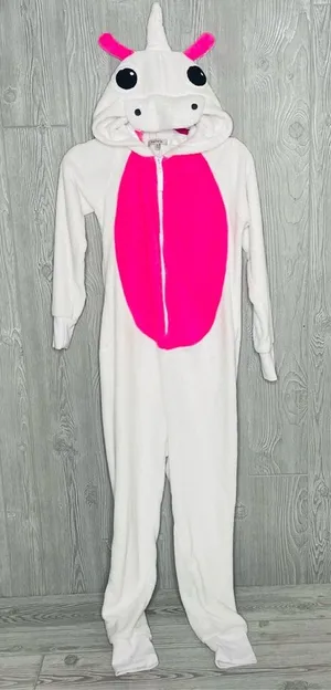 Papaya zip up full body adult unicorn horse onesie Halloween costume dress up s thumbnail 1