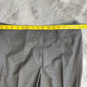 Adrienne Vittadini Pants Womens Sz 8 Heather‎ Gray Dress Wide Leg 32x32 thumbnail 9