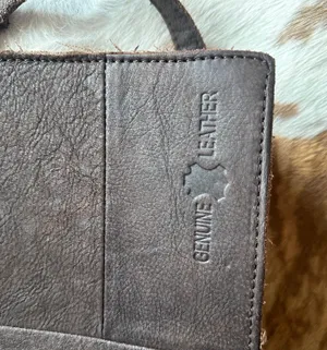 Genuine Leather Long Horn Purse thumbnail 6