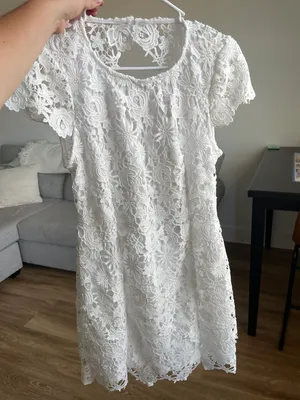 Lulus White  White Lace Dress thumbnail 3