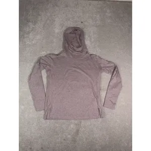 Athleta Uptempo II Hoodie Sweatshirt Mauve Heather Activewear Xs thumbnail 10