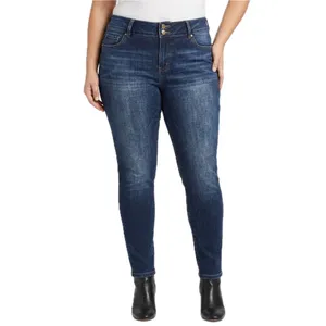 d. Jeans Dark Wash Skinny Ankle Jeans Double Button Mid Rise Jeggings Size 12 thumbnail 2