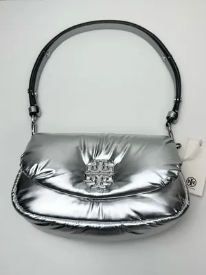 Tory Burch Britten Metallic Puffy Convertible Crossbody thumbnail 1